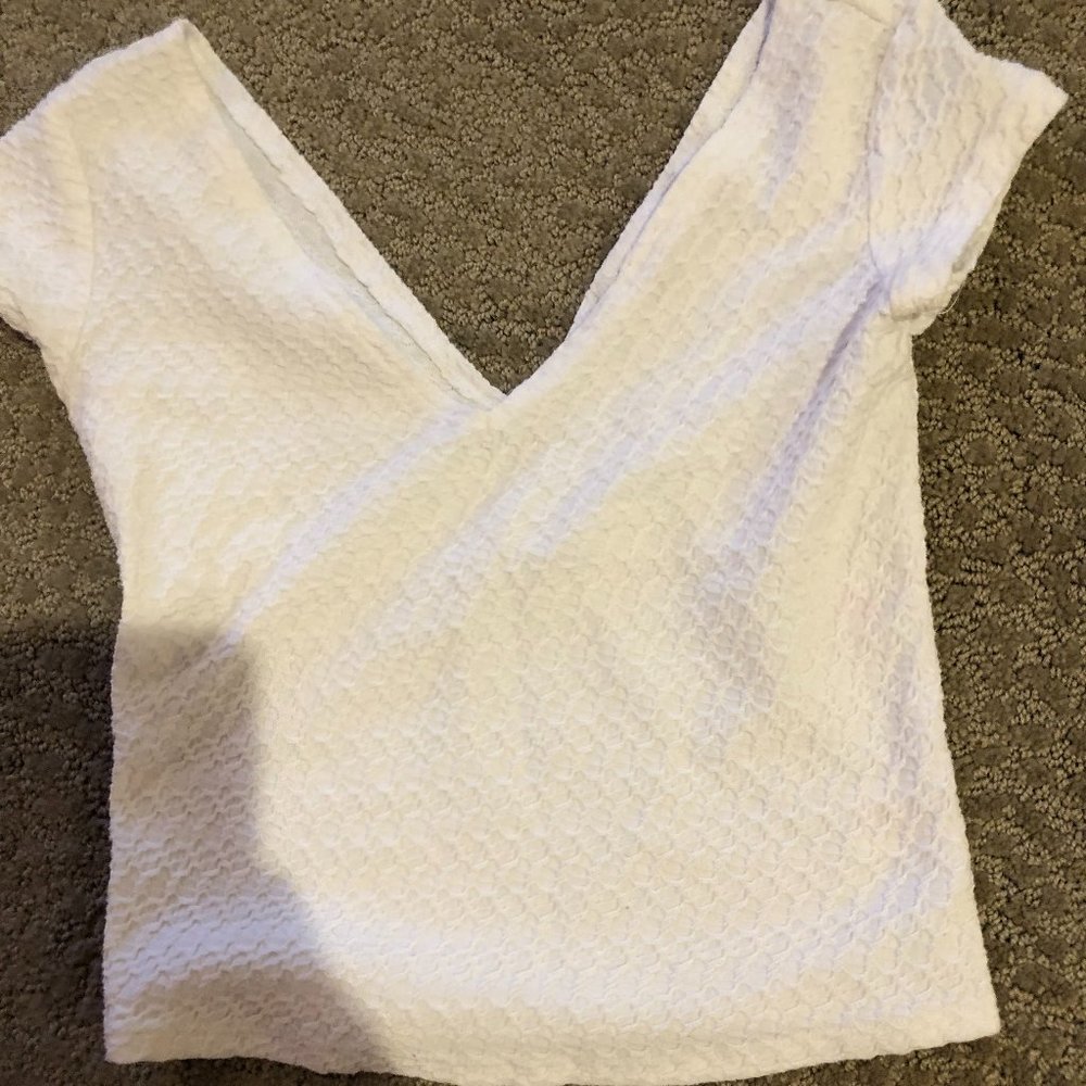 White Crop Top